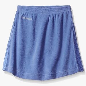 NWT Columbia Girl’s Youth Glacial Fleece Skirt in Blue‎ Bluebell Roses Medium
